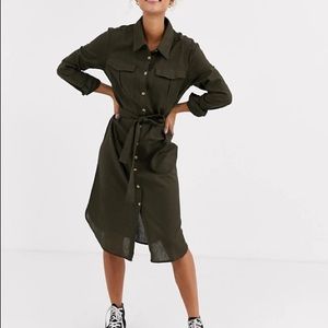 JDY Tulip Tie Waist MIDI Dress